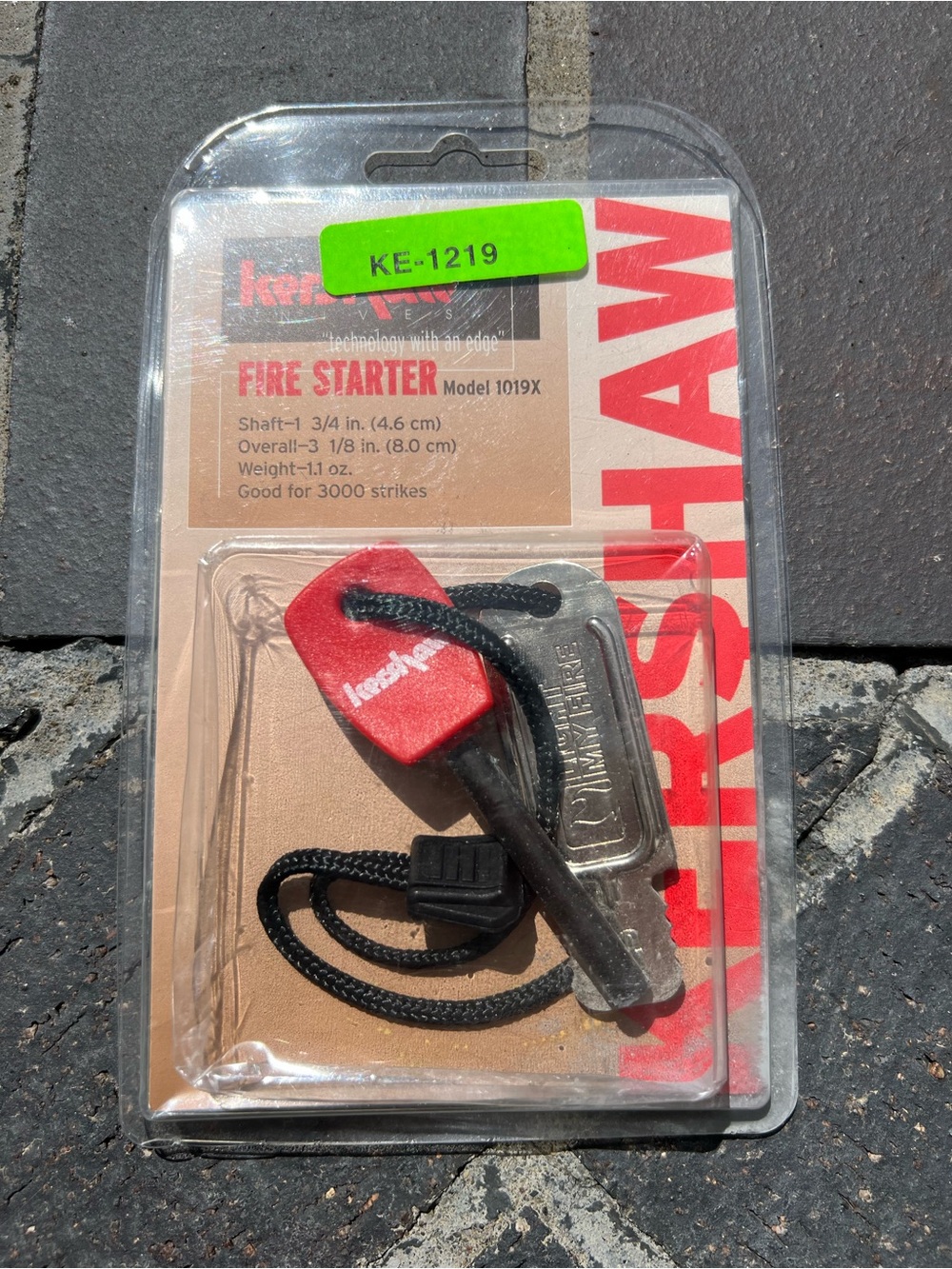 NWT Kershaw Fire Starter (Model 1019X)